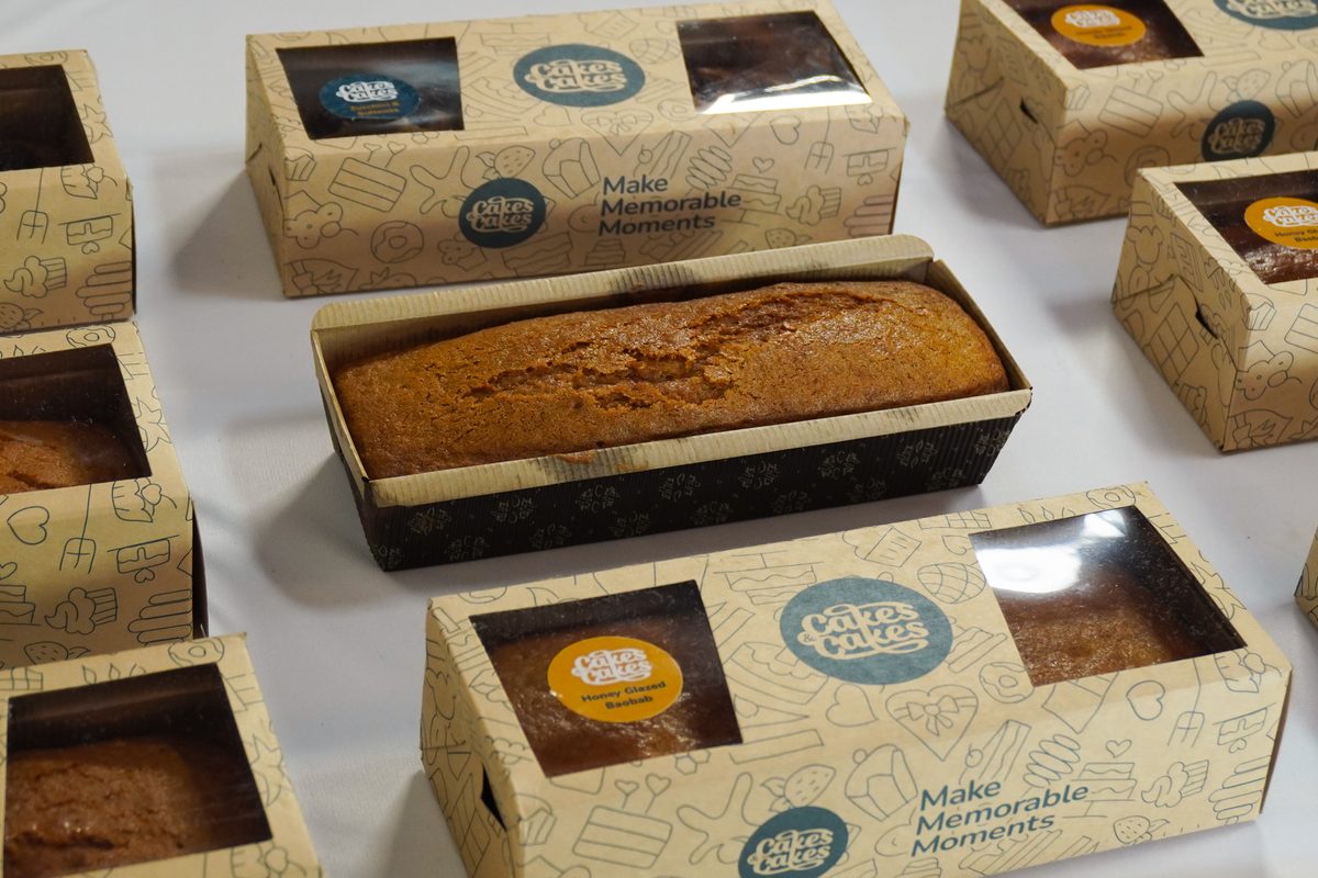 Cakes & Cakes branded packaging